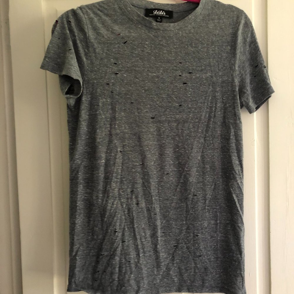 Distressed Gray T-Shirt